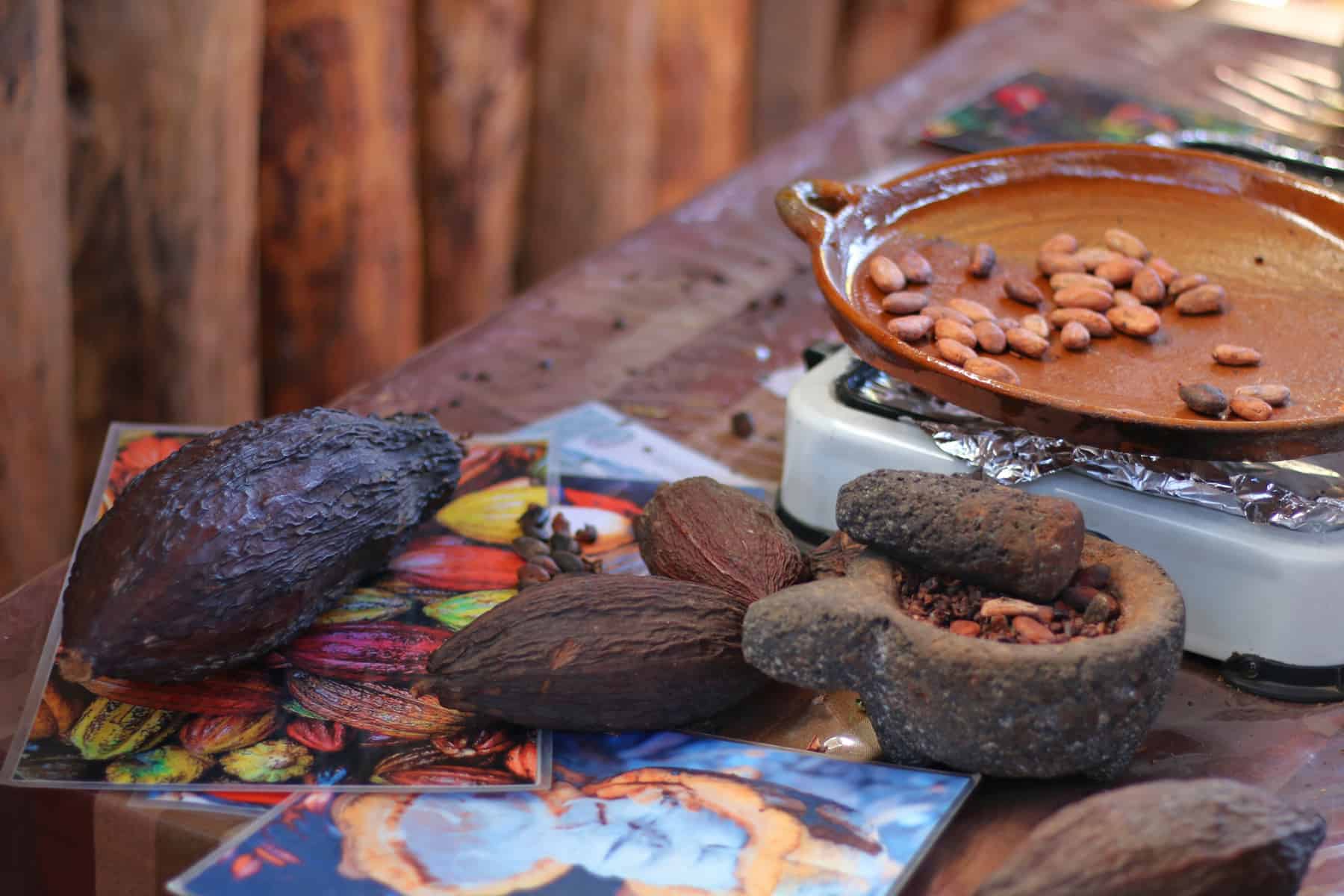 Chocolate making supplies. Experiences in San Juan Lake Atitlan Guatemala