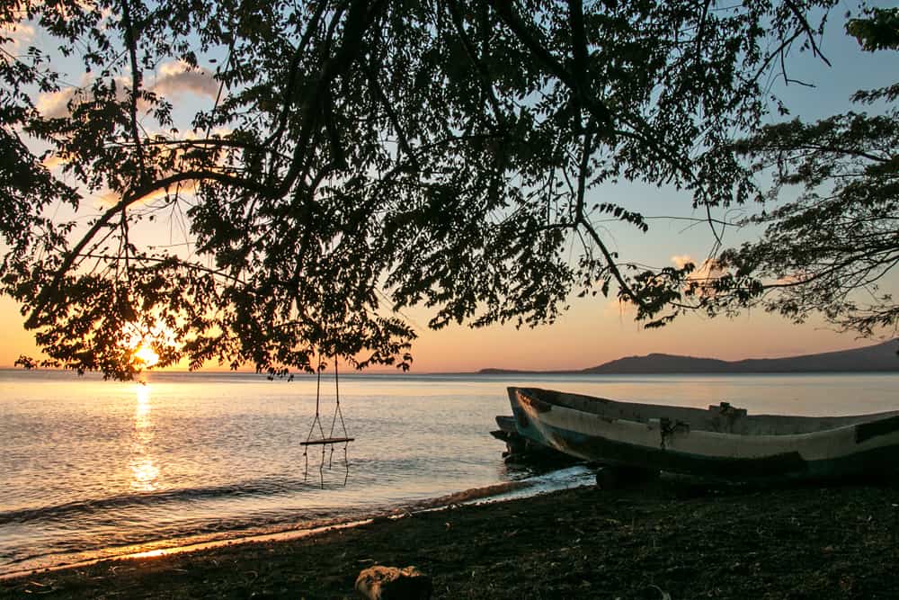 Sunset on Lake